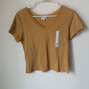 So Lace Short Sleeve Top